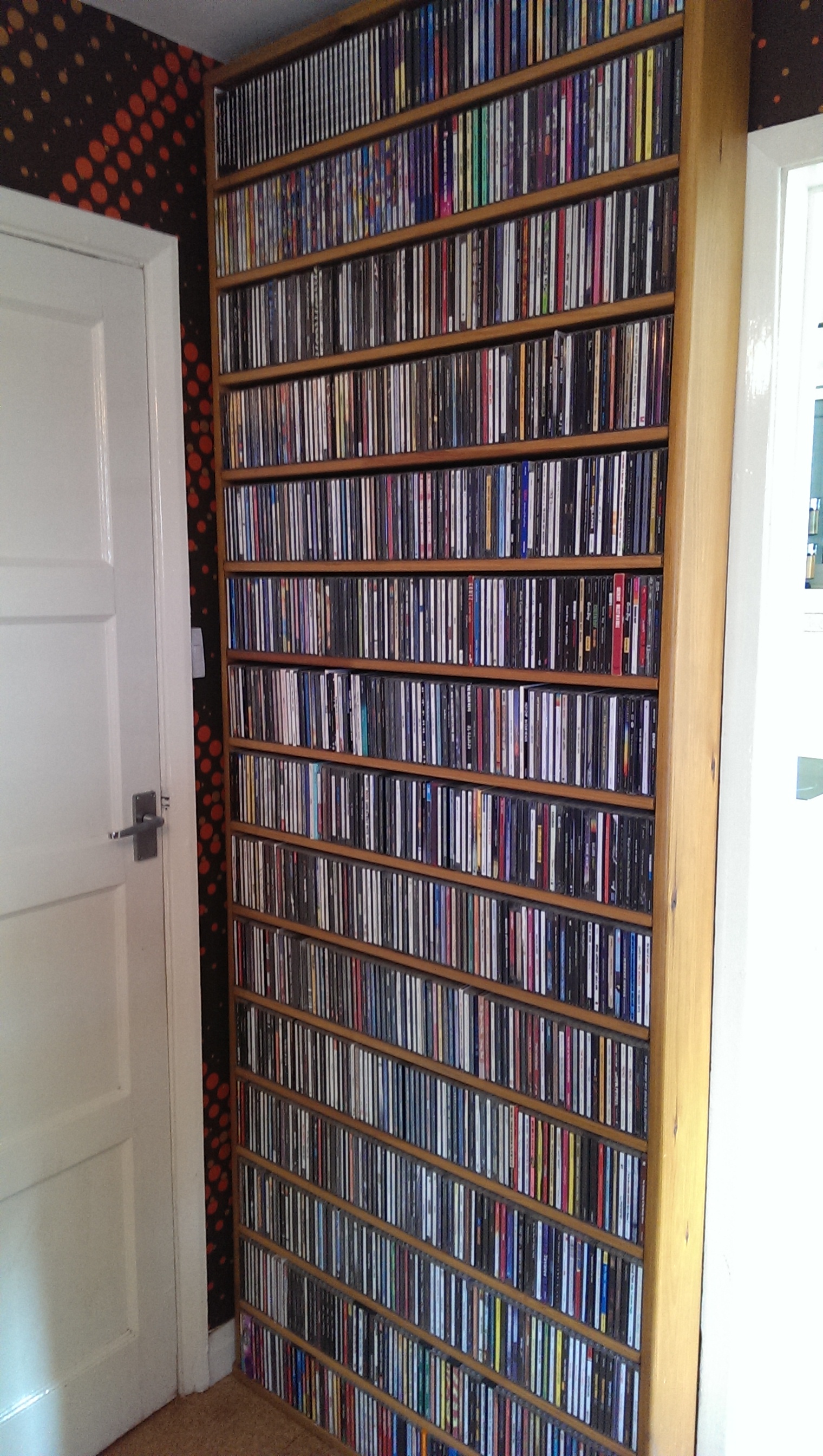 Custom Cd Shelving To House Quite A Large Collection Phill Mills Phill Mills